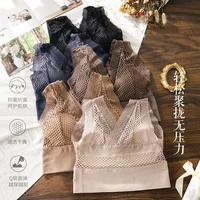 2020 new hot high quality women sexy lace comfortable soft bralette ladies bra women lace tank top bra seamless wire free size
