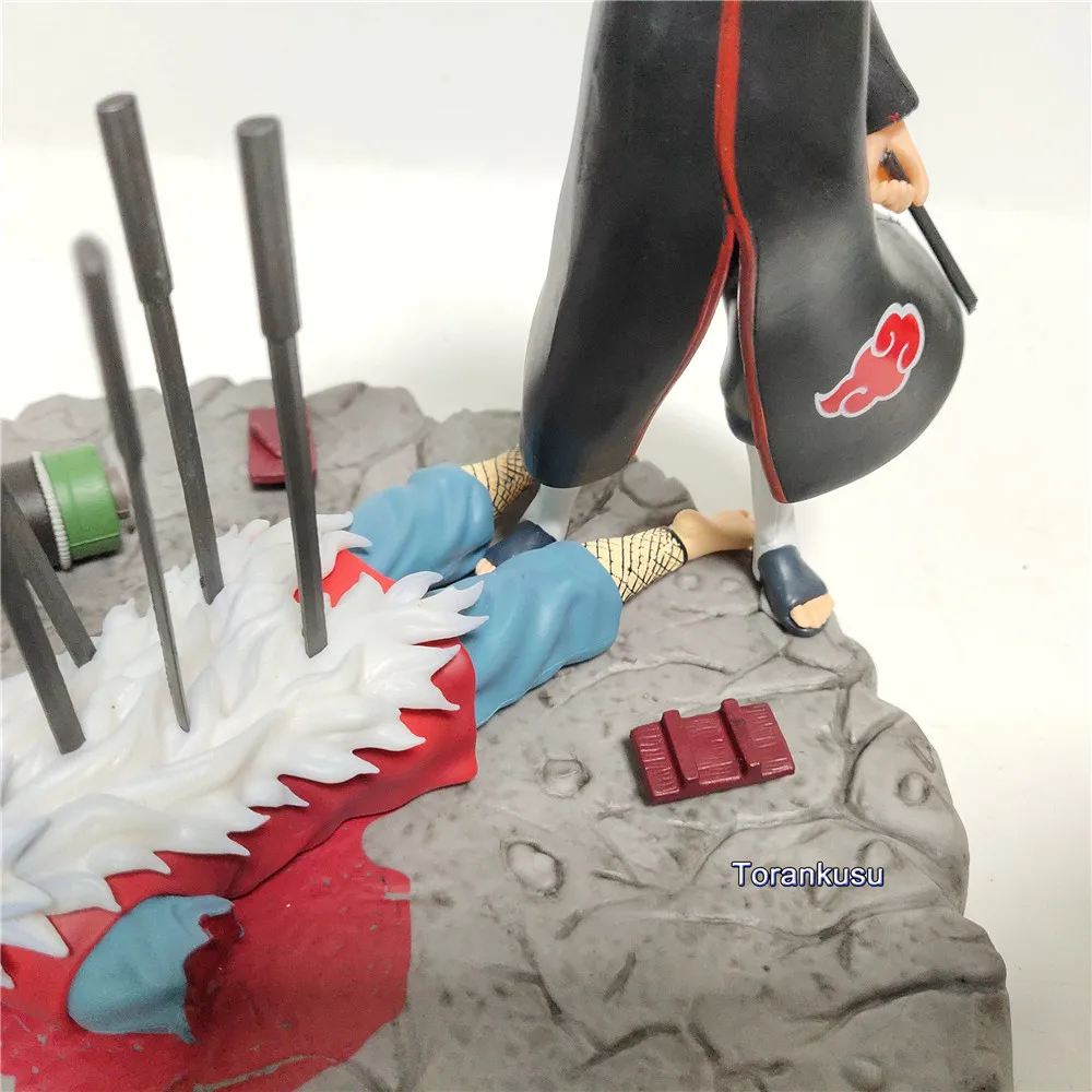 

Naruto Shippuden Anime Figures Pain Jiraiya Dead Statue PVC Toys Action Figurine Collectible Naruto Pain VS Jiraiya Model Figma
