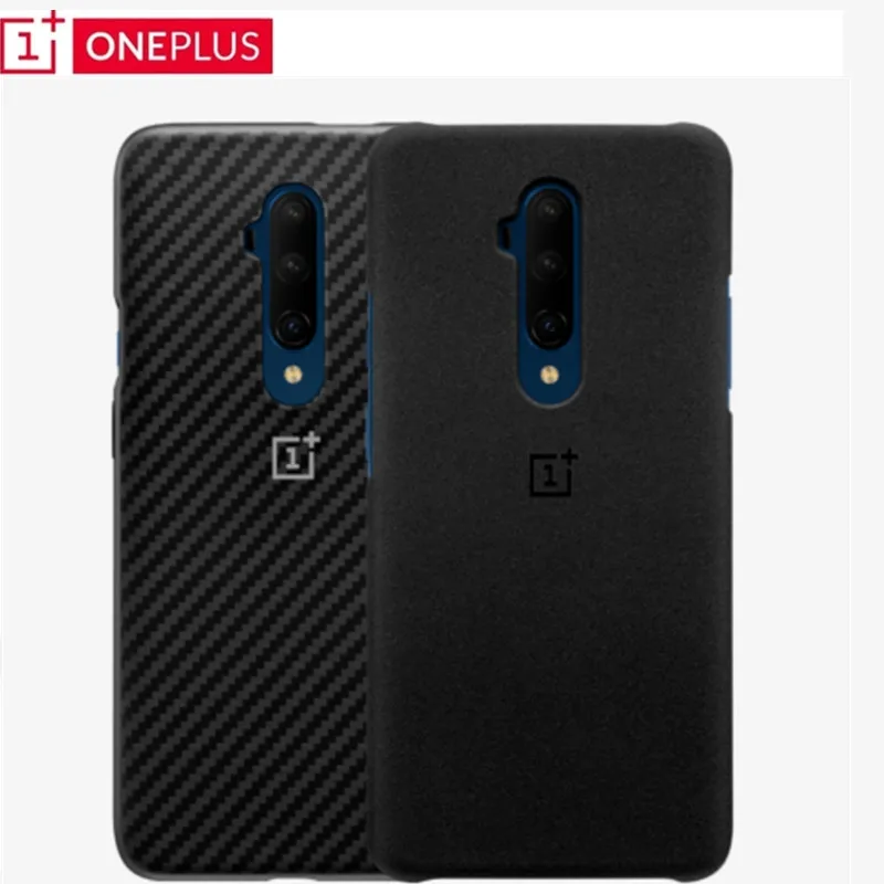 Оригинальный чехол 100% Oneplus 7T Pro официальный сток песчаник бампер углеродный