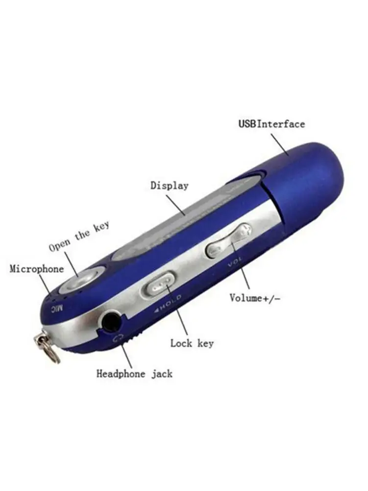 Лидер продаж USB MP3 музыкальный плеер цифровой ЖК экран поддержка 32G TF карты радио с