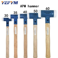 30mm 60mm double face tap nylon hammer for multifunctional hand tool hard plastic and walnut wood handle diameter tools