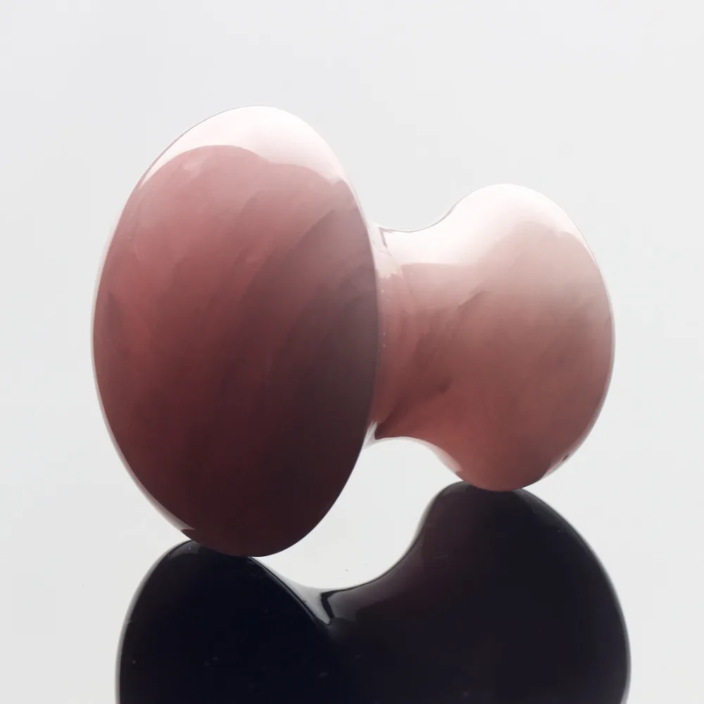 Натуральный серый розовый кварц расслабляющий массаж камень резные для Средства