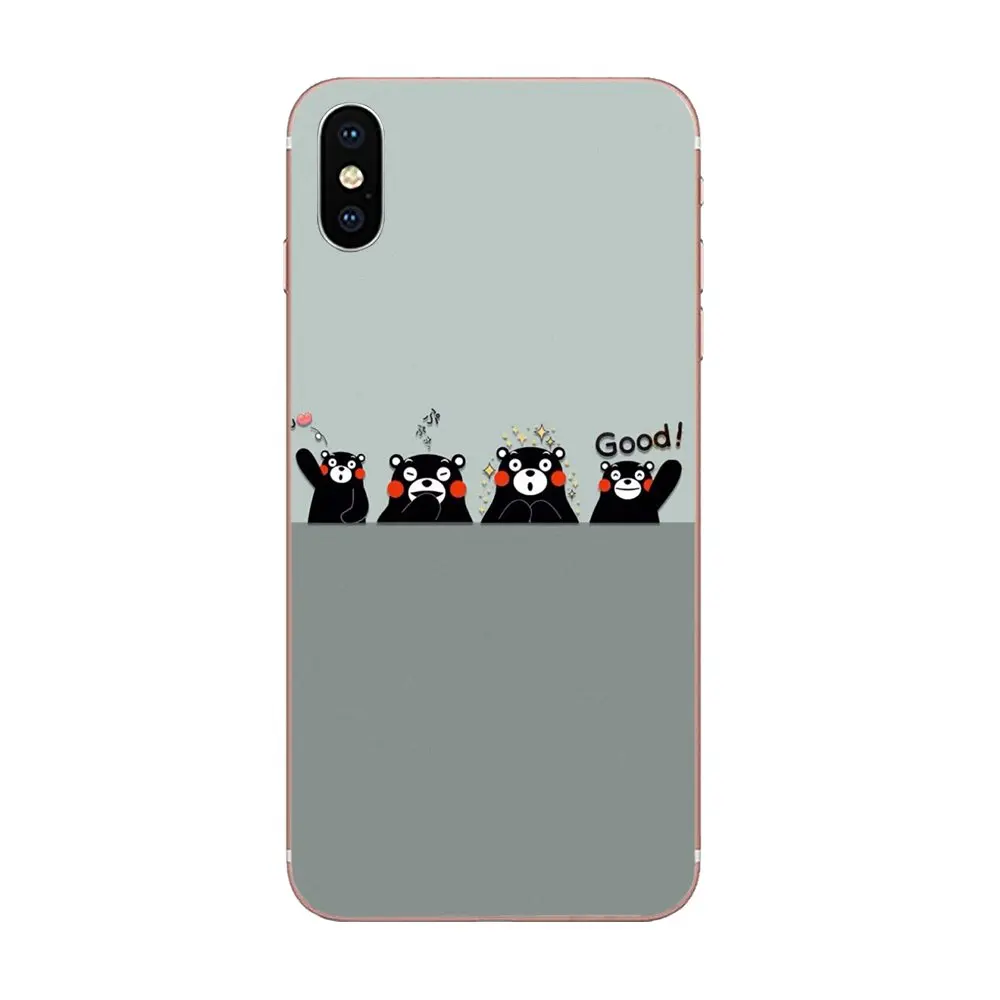 Чехол для Apple IPhone X XS Max XR 4 4s 5 5C 5S SE 6 6S 7 8 Plus из ТПУ с рисунком Kumamon|Чехлы-накладки| |