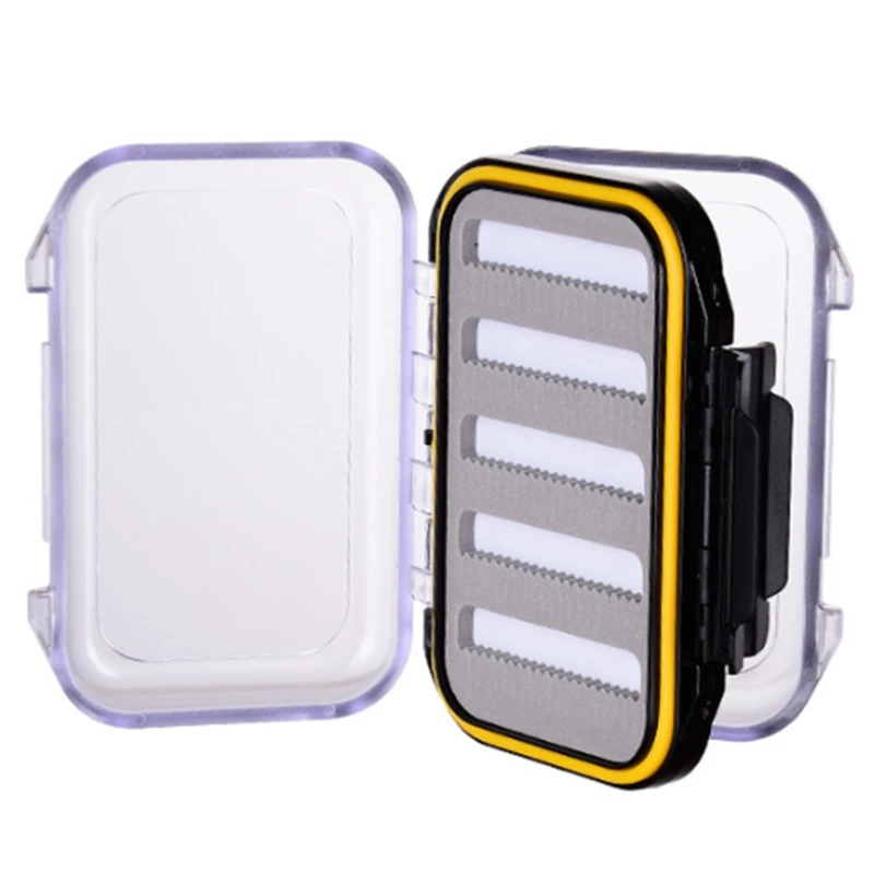 Transparent Double-Sided Fly Box Fishing Double Open Face Gear | Спорт и развлечения