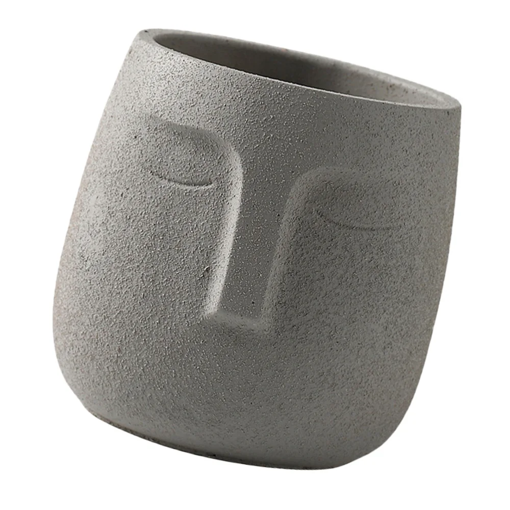 

1Pc Modern Style Lightweight Flower Pot Personality Simple Pot for Garden