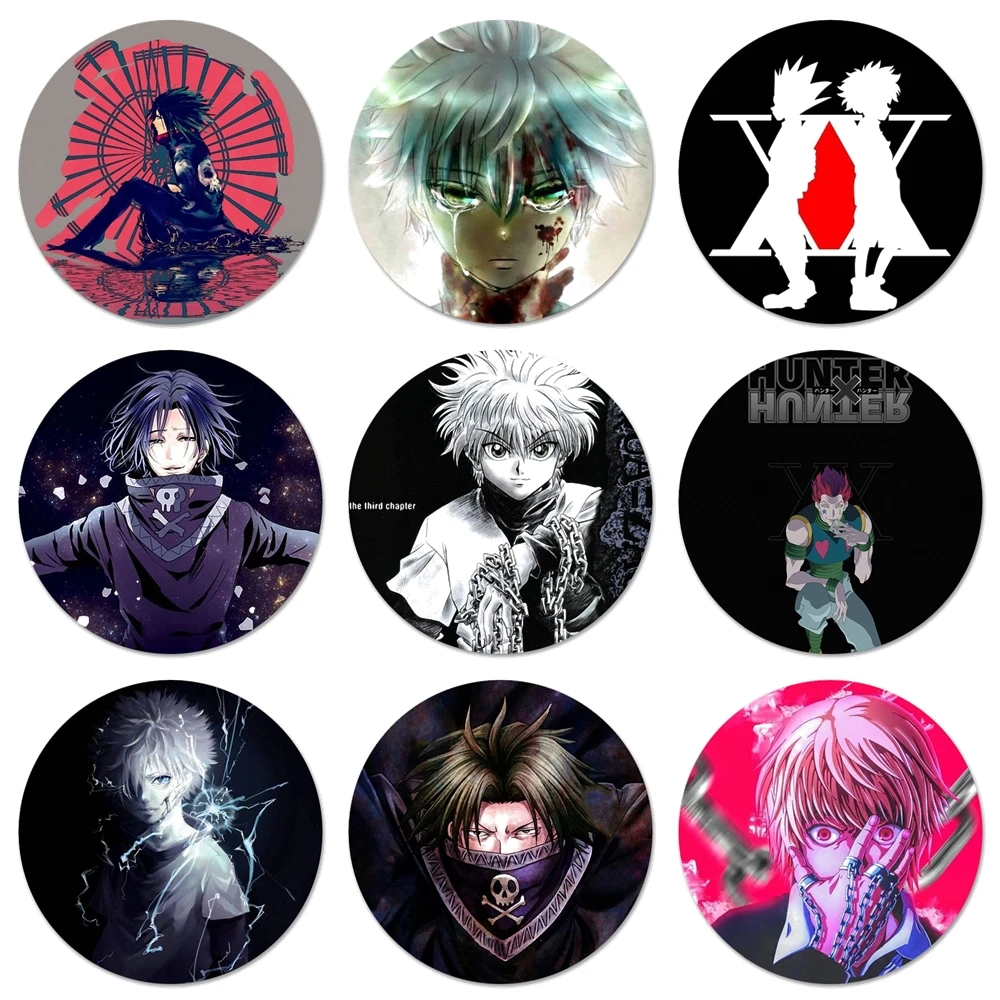 

Новое поступление Hunter X Hunter значок аниме брошь, заколка, аксессуары для одежды рюкзак украшения подарок 58 мм