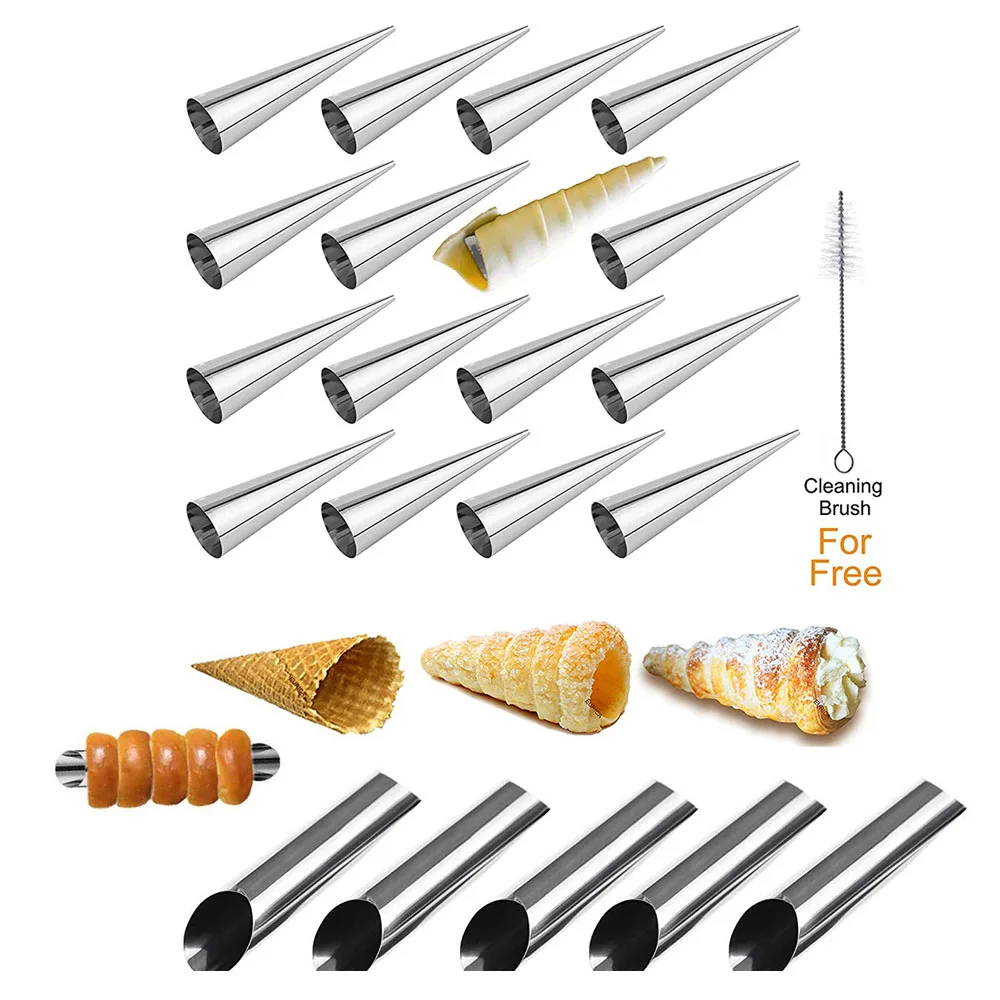 Спиральные формы для Круассанов рожковая форма крема Кондитерская печенье на