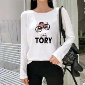 Милая футболка с мультяшным принтом для женщин сезон весна лето новый стиль