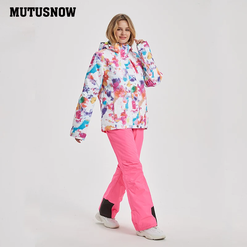 Уличный лыжный костюм высокого качества Женские ветрозащитные