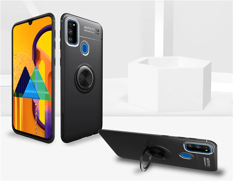 Чехол-кольцо для samsung Galaxy M30S, мягкий силиконовый чехол-накладка для samsung Galaxy M30S M30 M20 M10, чехол для телефона s