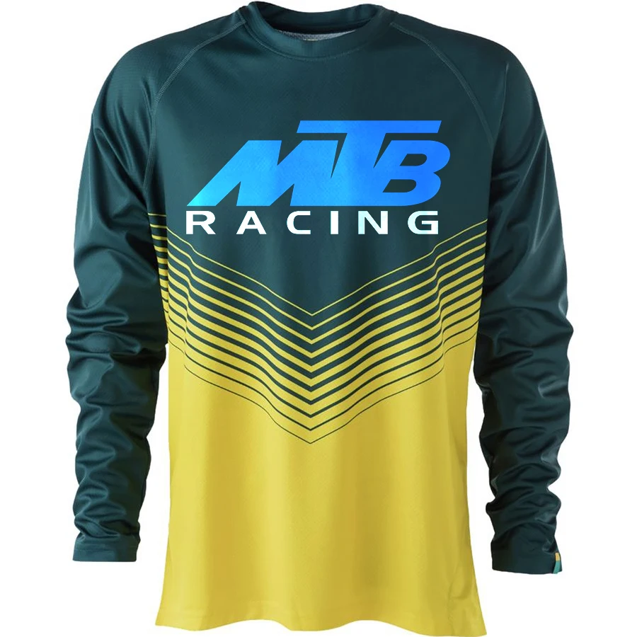 Качественная футболка с длинным рукавом для эндуро одежда горного велосипеда