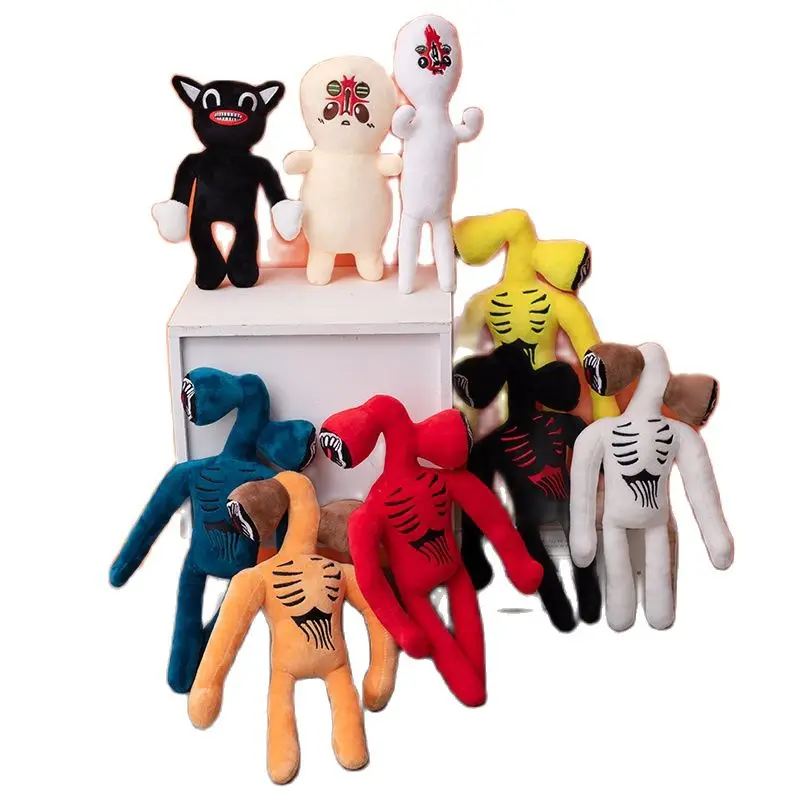 

New Hot Sale Anime Siren Head Plush Doll Toys Scary Sirenhead Cat Soft Cartoon Stuffed Kids Boy Baby Girl Birthday Gifts