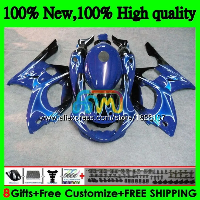 

Blue flames Thundercat For YAMAHA YZF600R 96 02 03 04 2005 2006 2007 73BS.142 YZF 600R YZF-600R 2002 2003 2004 05 06 07 Fairing