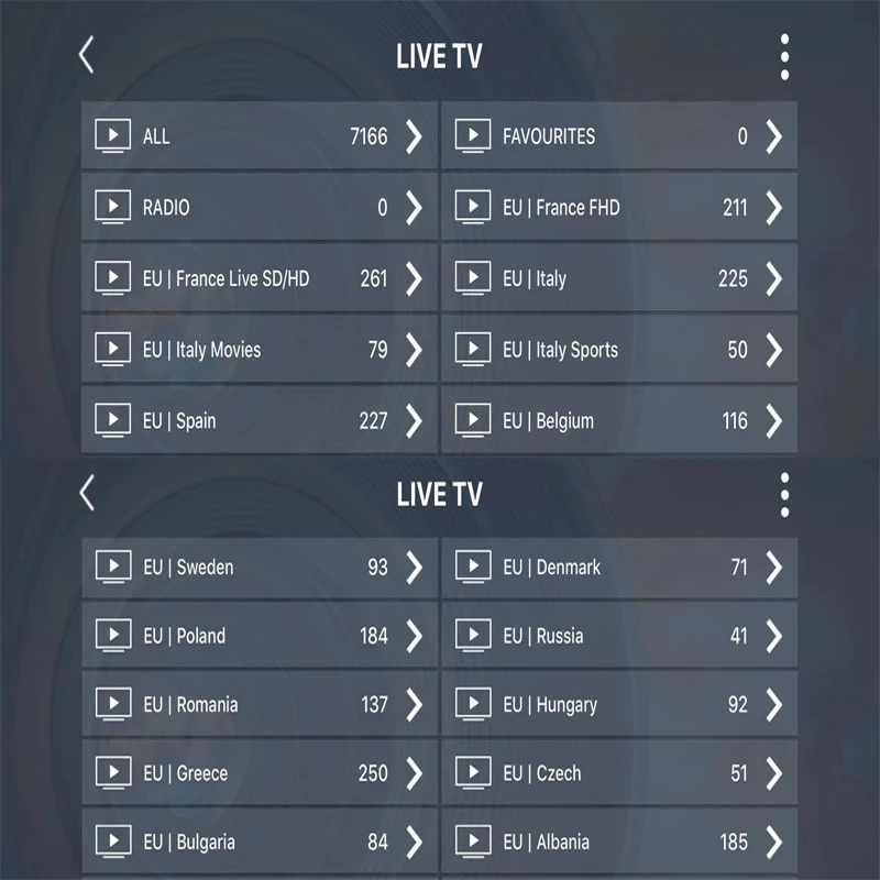 Португальское IPTV испанский подписки для Android iptv-приставка 4K Испания 6000+ Каналы Италия Latino Brzsil США взрослых Enigma2 MAG ip ТВ