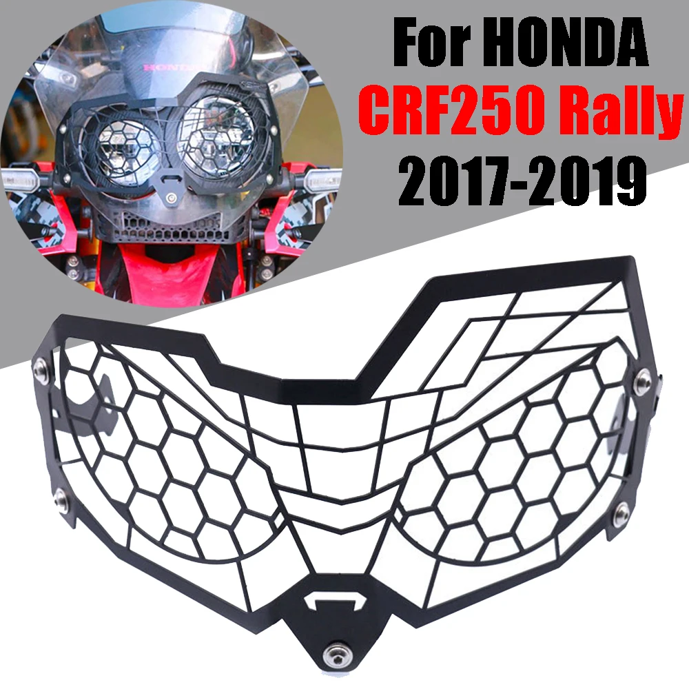 

Motorcycle Headlight Guard Protector Grille Cover Headlamp Protection For HONDA CRF 250 CRF250 Rally 2017 2018 2019 Accessories