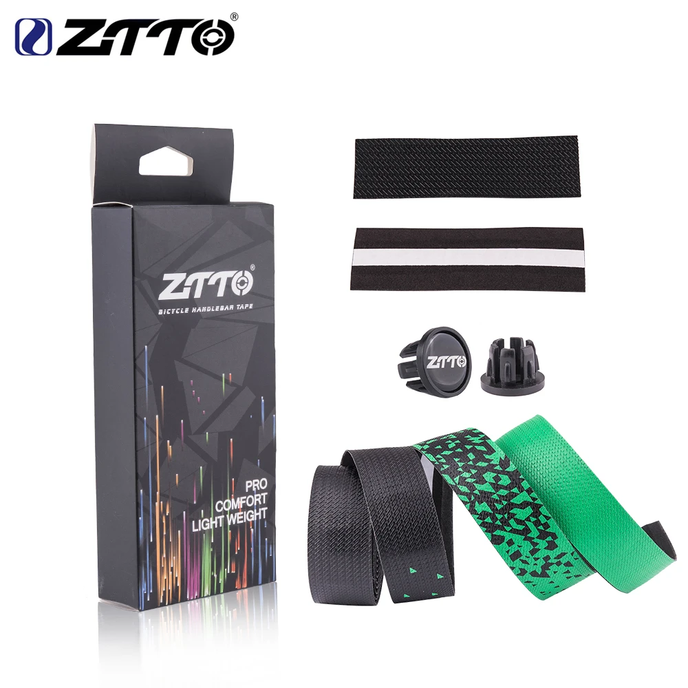Ленты ZTTO для руля дорожного велосипеда цветные градиентные золотистые красные