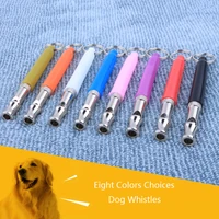 alloy ultrasonic repeller pet discipline training adjustable whistle pitch bark stop barking keychain pets tools supplies