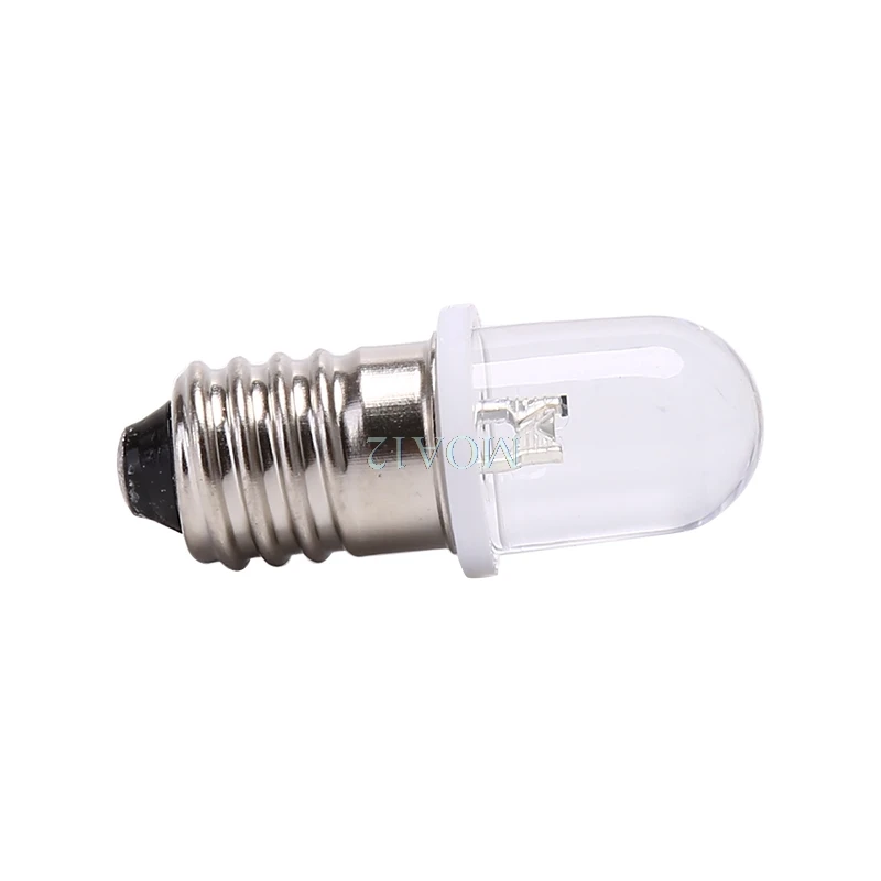 

5pcs E10 Led Bulb Instrument Bulb E10 Indicator Bulb Old Fashioned Flashlight Bulb E10 DC 3V 4.5V