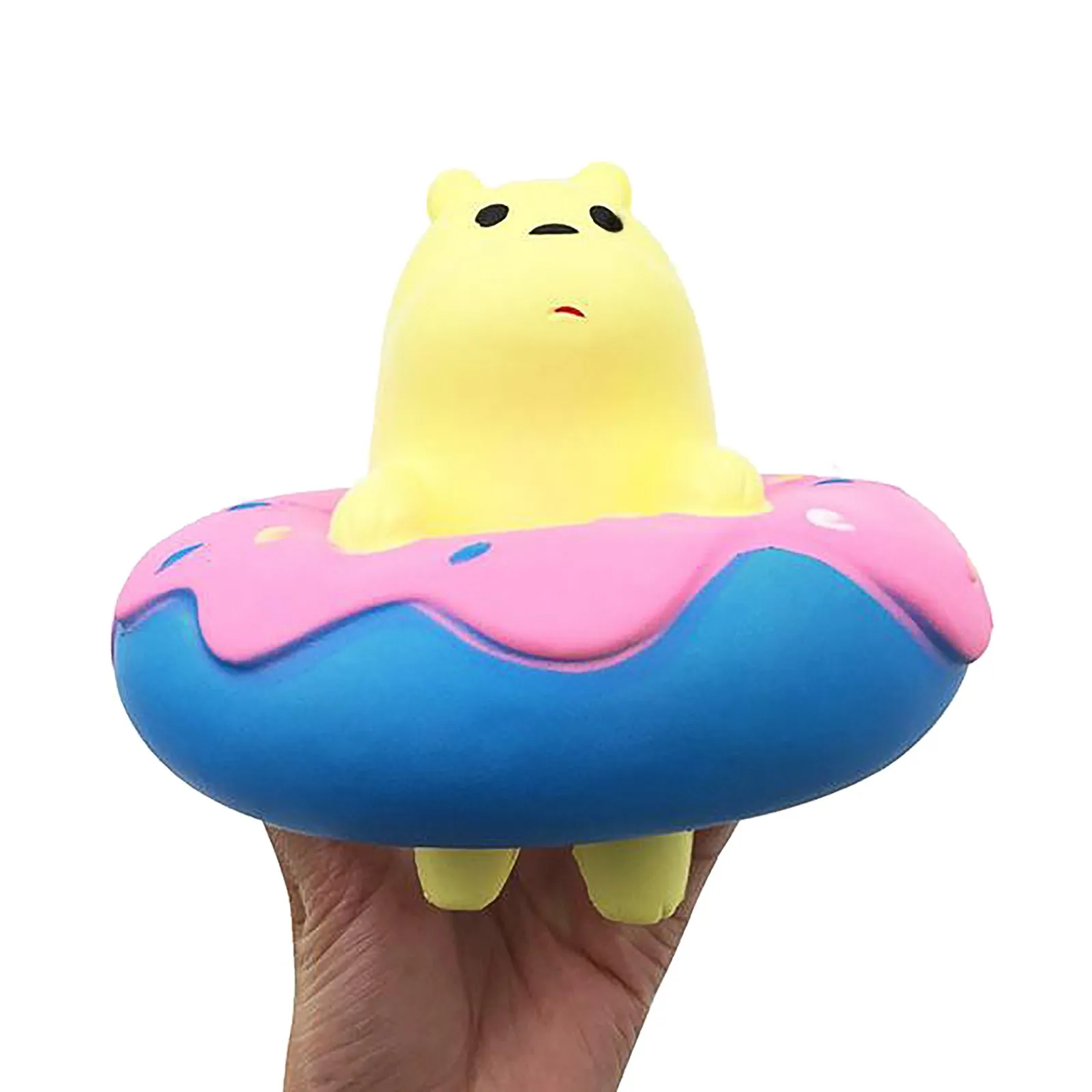 

Donut bear slow rebound decompression toy Creative Donut Bear Slowly Rising Pressure Relief Toy Stress Relief Toy Gift Drop Ship
