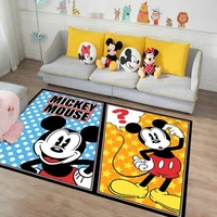 disney mickey minnie mouse carpets for living room kids bedrooom playmat washable rugs floor mat for modern 3d printing carpet