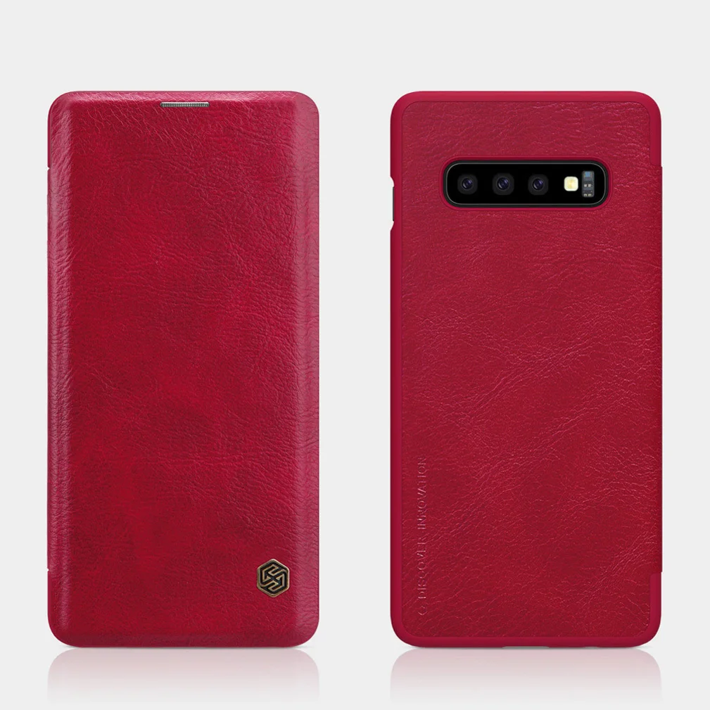 Чехол-книжка для samsung Galaxy S10 Plus Nillkin, винтажная серия Qin, бумажник, флип-чехол из искусственной кожи, чехол для samsung S10 s10e