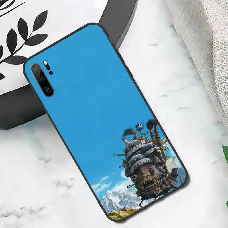 

Japan anime Howls Moving Castle Phone Case For Huawei honor Mate P 10 20 30 40 i 9 8 pro x Lite smart 2019 nova 5t