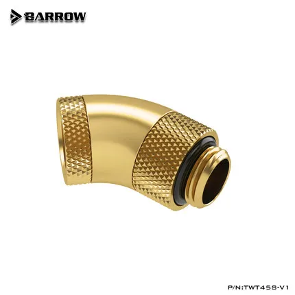 Barrow 45 градусов двойной Поворотный адаптер штекер гнездо для компьютера системы