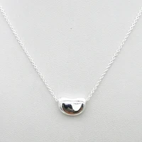 ladies s925 sterling silver classic heart shaped peas pendant silver necklace jewelry couple sweet romantic holiday gift