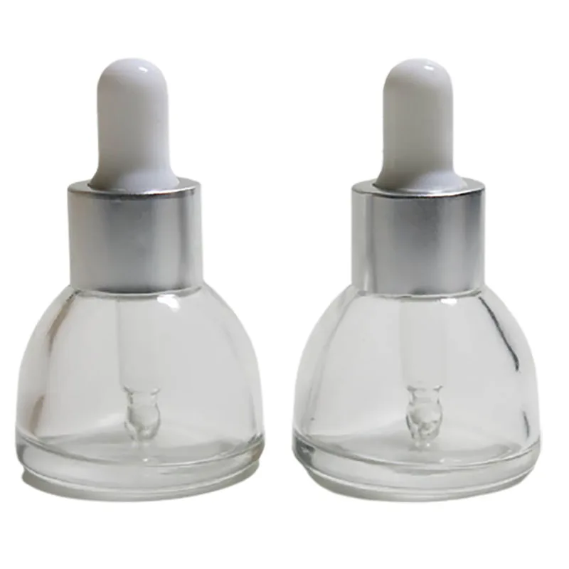 

200 x 30cc 1/2oz 1oz Glass Eye Dropper Drop Clear Glass Aromatherapy Liquid Pipette Bottle Refillable Bottles 15ml 30ml