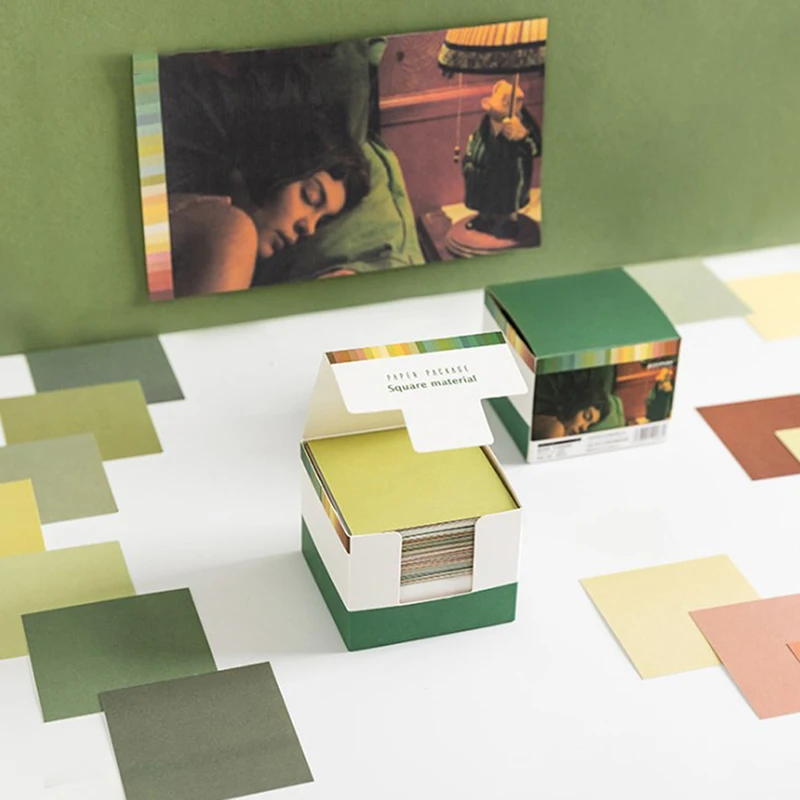 

150 Sheets Movie Series Memo Pad Creative Solid Color Journal School Supplies