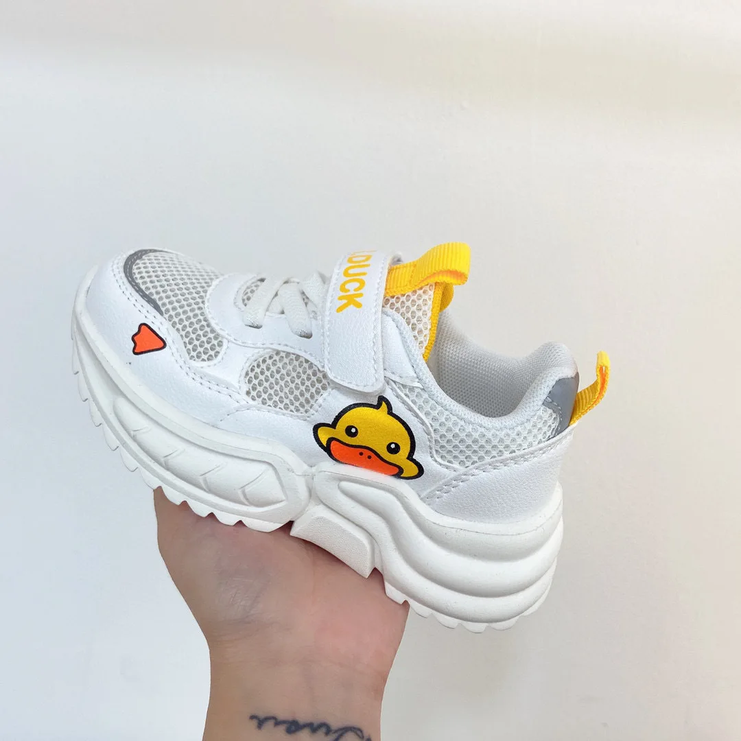 

G. Duck Hello duckling 2021 summer children's sports shoes small white single mesh hollow mesh boys and girls 2118