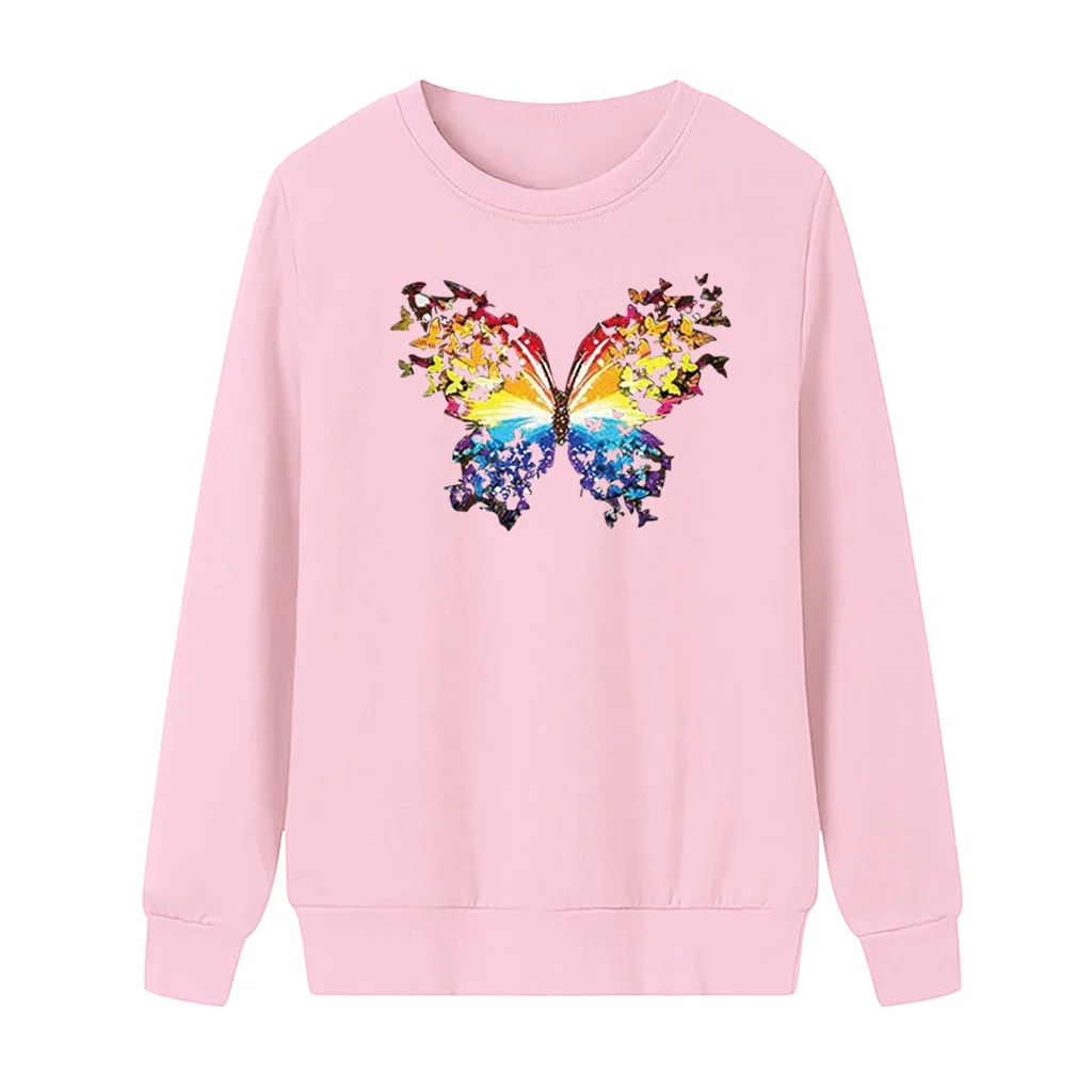 

Fall 2020 Women Crewneck Sweatshirt Kawaii Clothes Spring/Autumn Korean Tops Women Tops Long Sleeve