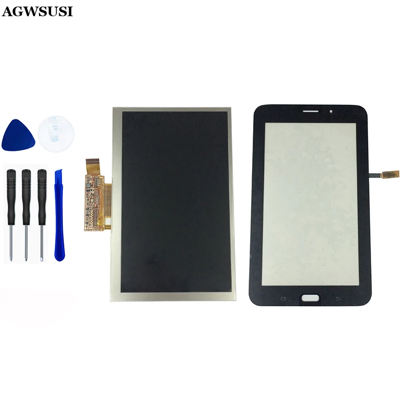 Белый/черный для Samsung Galaxy Tab 3 Lite 10. 0 T116 SM-T116 ЖК-экран монитор + сенсорный экран