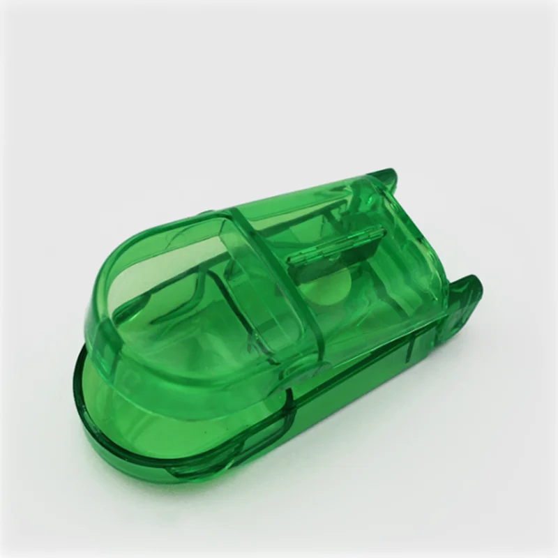 Portable Plastic Pill Table Splitter Medicine Half Holder Storage Pillbox Compartment with Staineless Steel Cutter Divider Case | Дом и сад