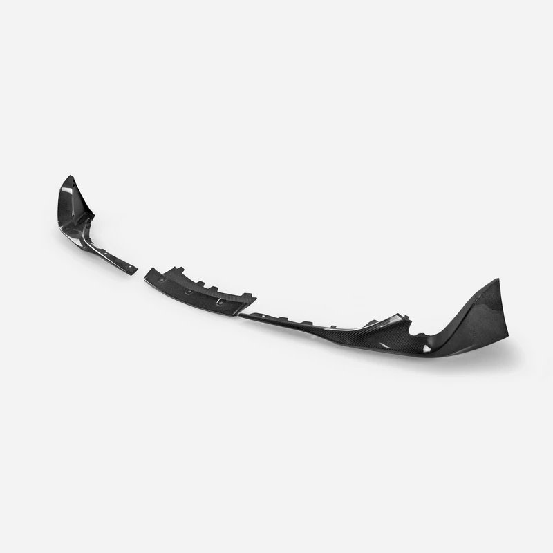 PI-qiang For Toyota 2019 On Supra A90 T Type Carbon Fiber Front Lip 3pcs Glossy Finish Bumper Splitter Set Fibre Tuning Kit | Автомобили и