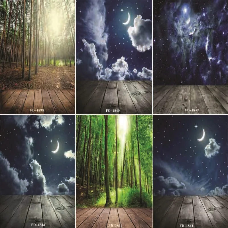 

Vinyl Custom Photography Backdrops Prop Wooden Planks Theme Photography Background #0001