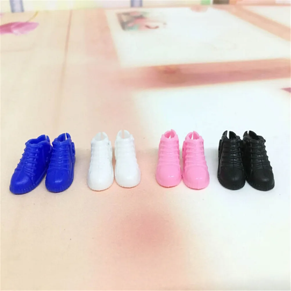

4Pairs New Original Doll Shoes Causal Fashion for 1/6 Doll Doll Best Accessories Party Gift Beauty Decor New