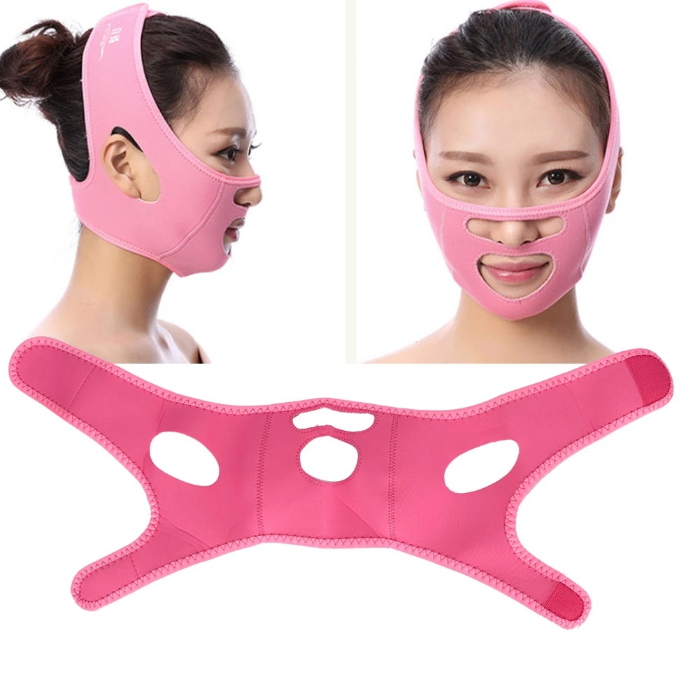 

Face Lift Tools Slimming Comfortable Elastic Breathable Thin Face Bandage for Woman Breathable Thin Face Bandage Slimming Belt