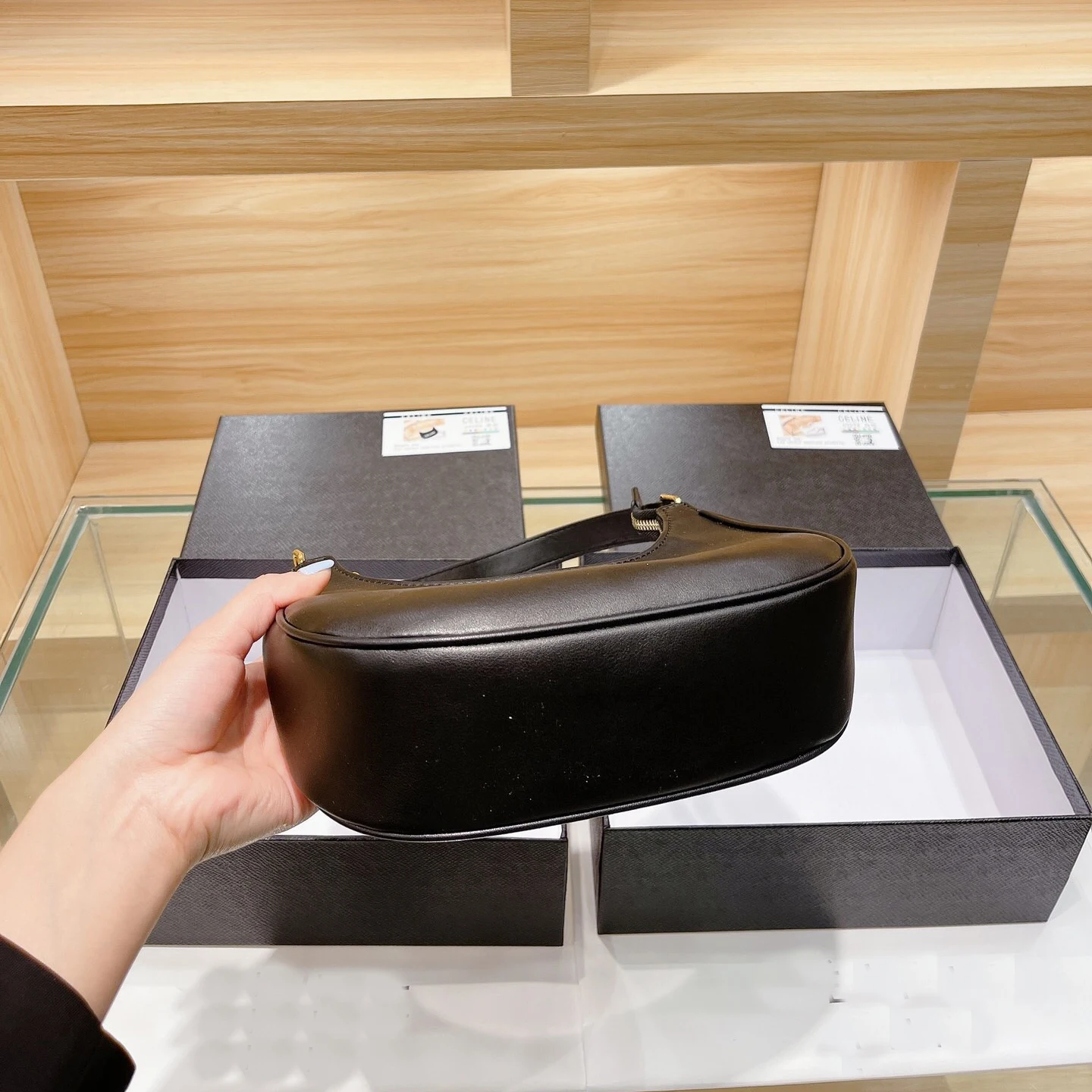 

With logoVintage underarm bag Pea Bun Fashion handbag Simple shoulder bag fashion tote bag bag for women Shoulder Bags Hobos