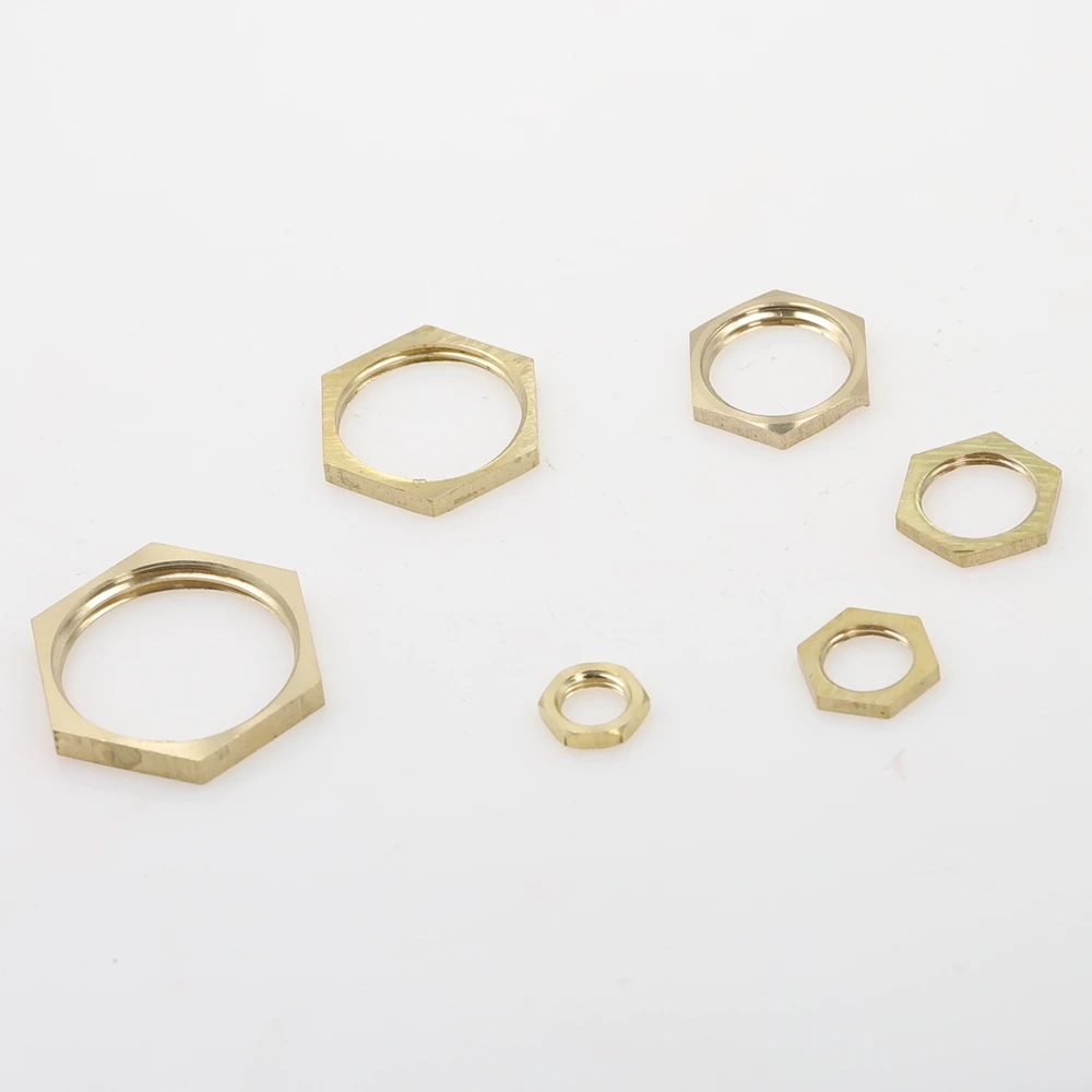 Латунные гайки с шестигранным замком соединительный элемент для труб