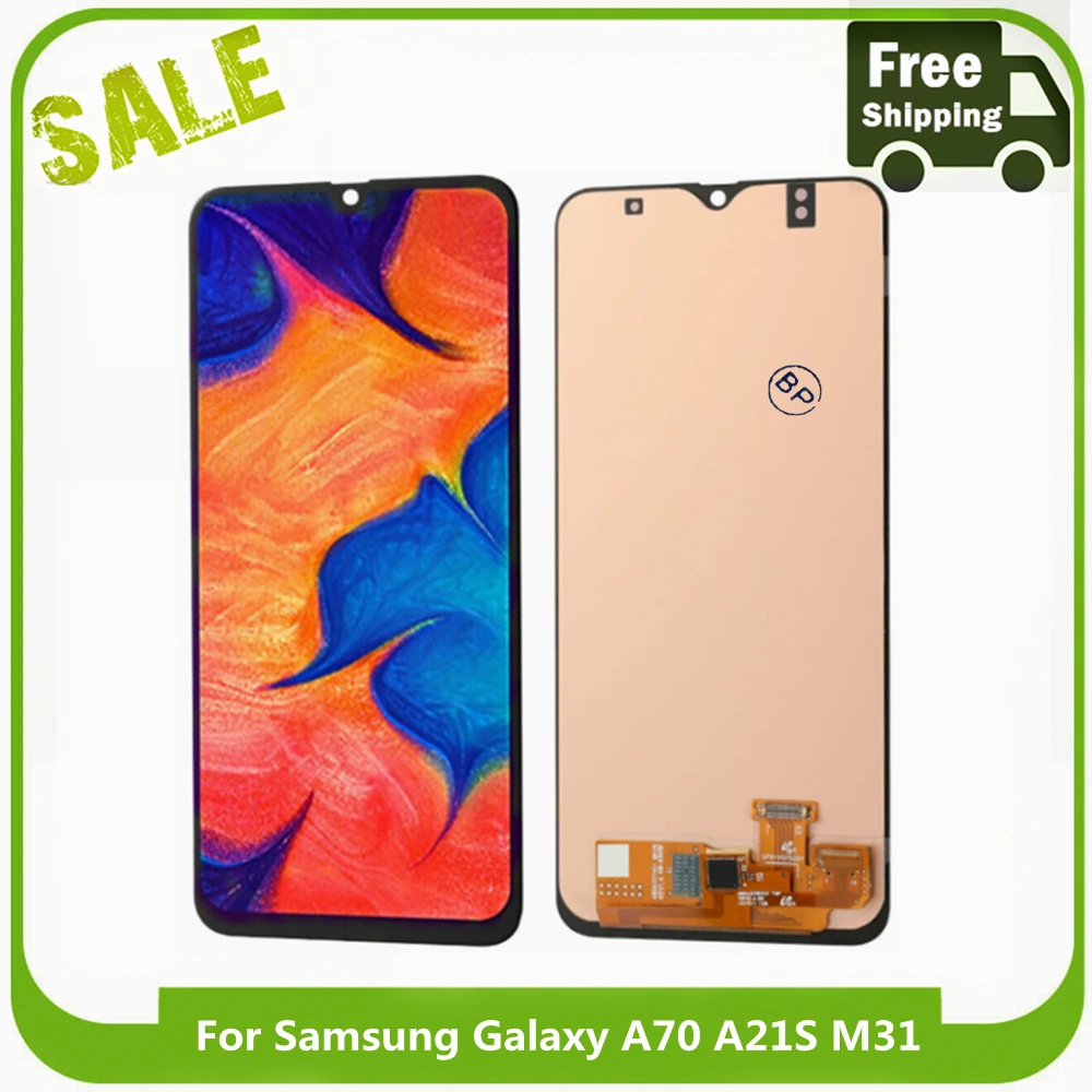 

Высококачественный сенсорный OLED-экран с рамкой для Samsung Galaxy A20S A30S A50S A70 M20 M30 M31, ЖК-дисплей в сборе M21