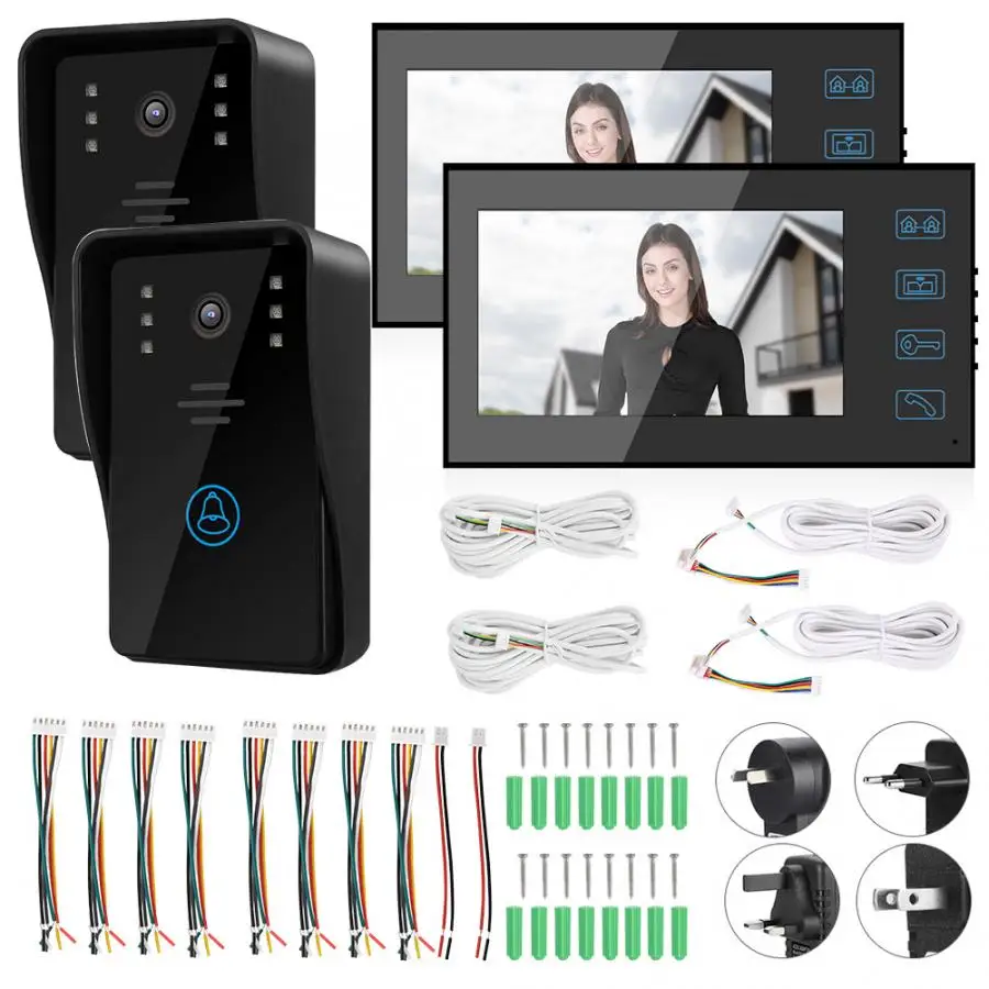 Сенсорная система входа в дверь Chime визуальный ночного видения