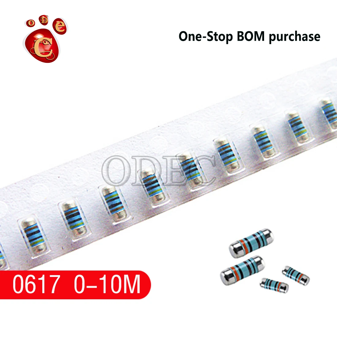 

0617 1% 100pcs Wafer resistance 0-10M