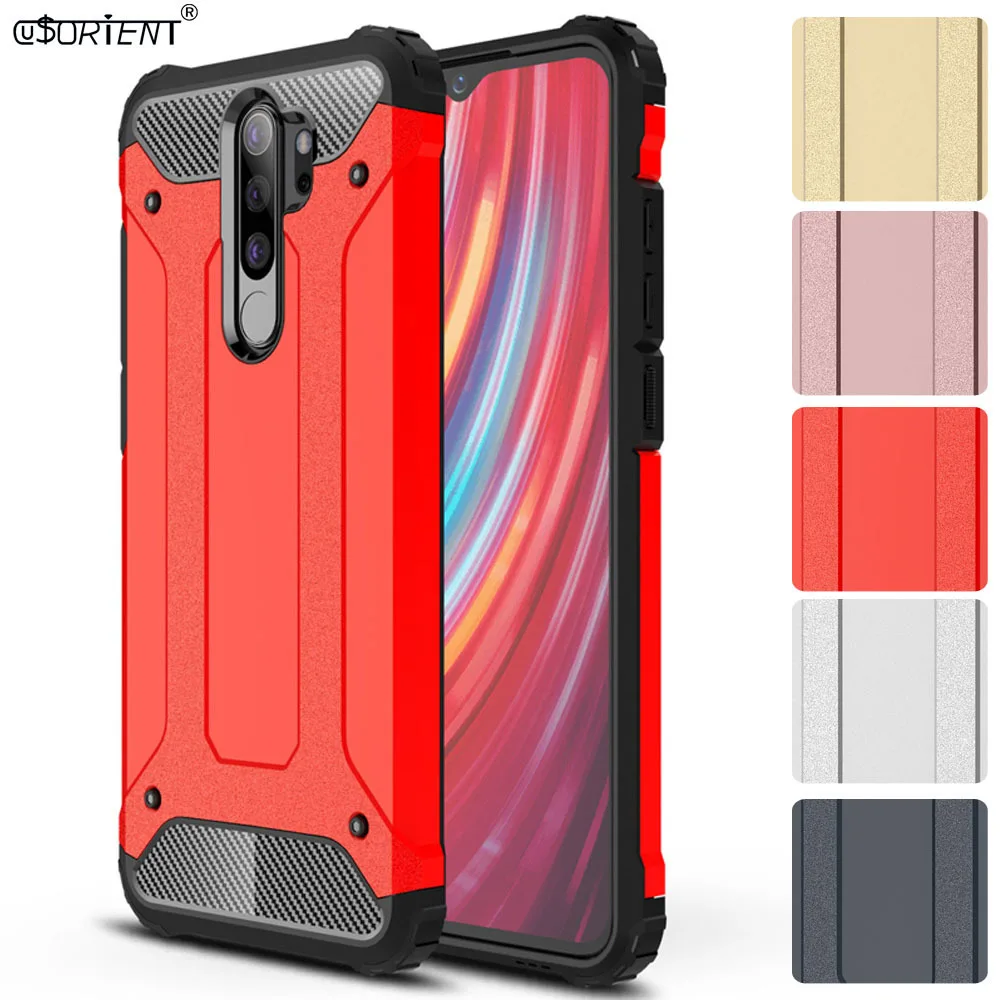 Гибридный армированный чехол для Xiaomi Redmi Note 8 Pro телефона Xaomi Red Mi Note8 7 6 8Pro Note8Pro