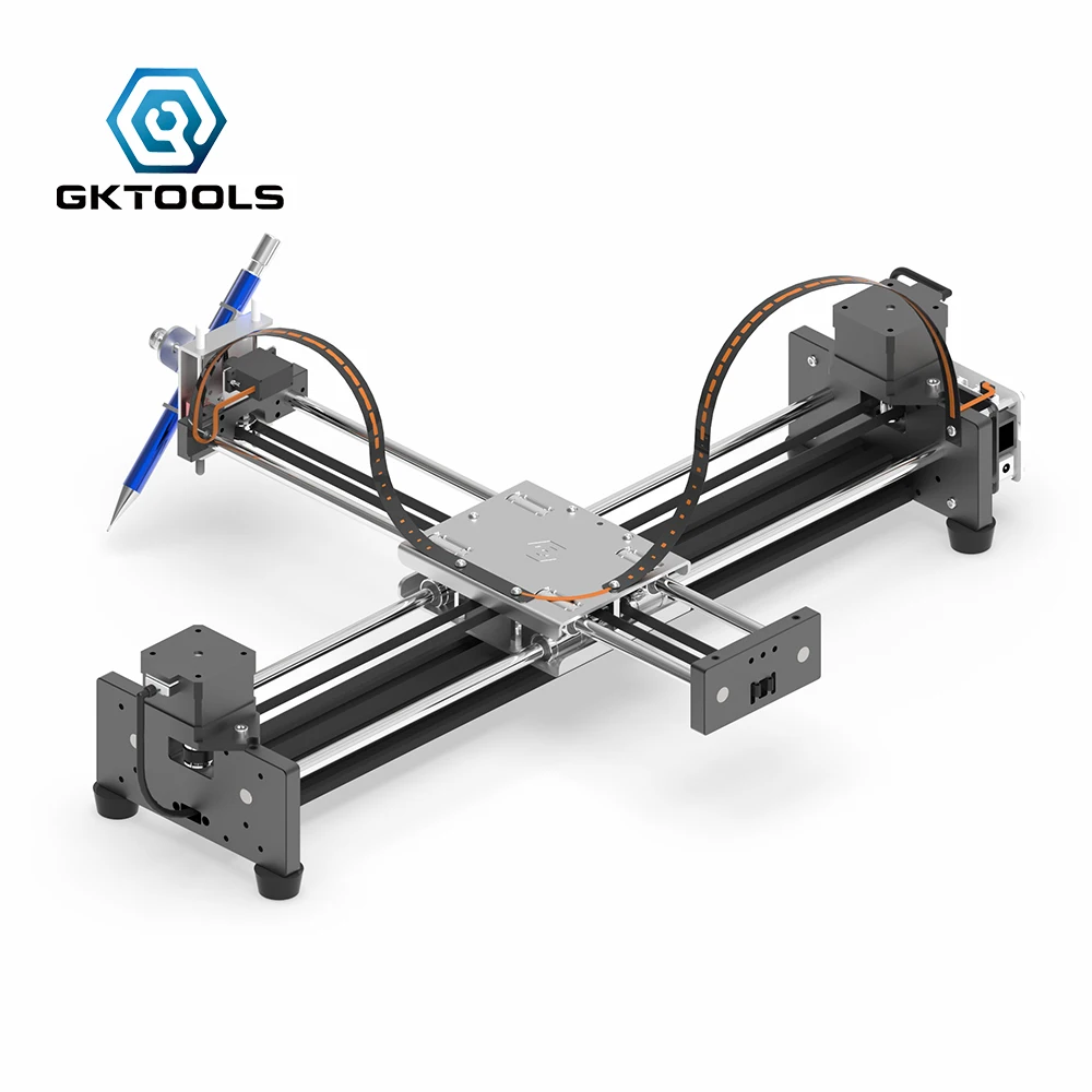 GKDraw X3 Pro DIY все металлические Corexy XY GRBL плоттер Drawbot машина для рисования набор букв робот ЧПУ пишущий Робот Игрушки