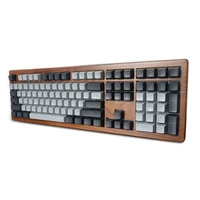 alopow aopo 108 100 mechanical keyboard wooden case rgb light type c usb with software programmable hot swappable cherry switch
