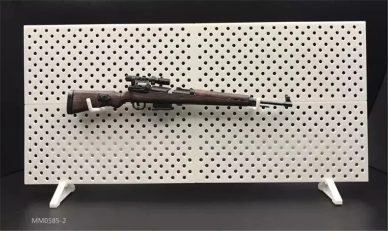 1:6 кронштейн для модели оружия демонстрационная подставка белые пластиковые
