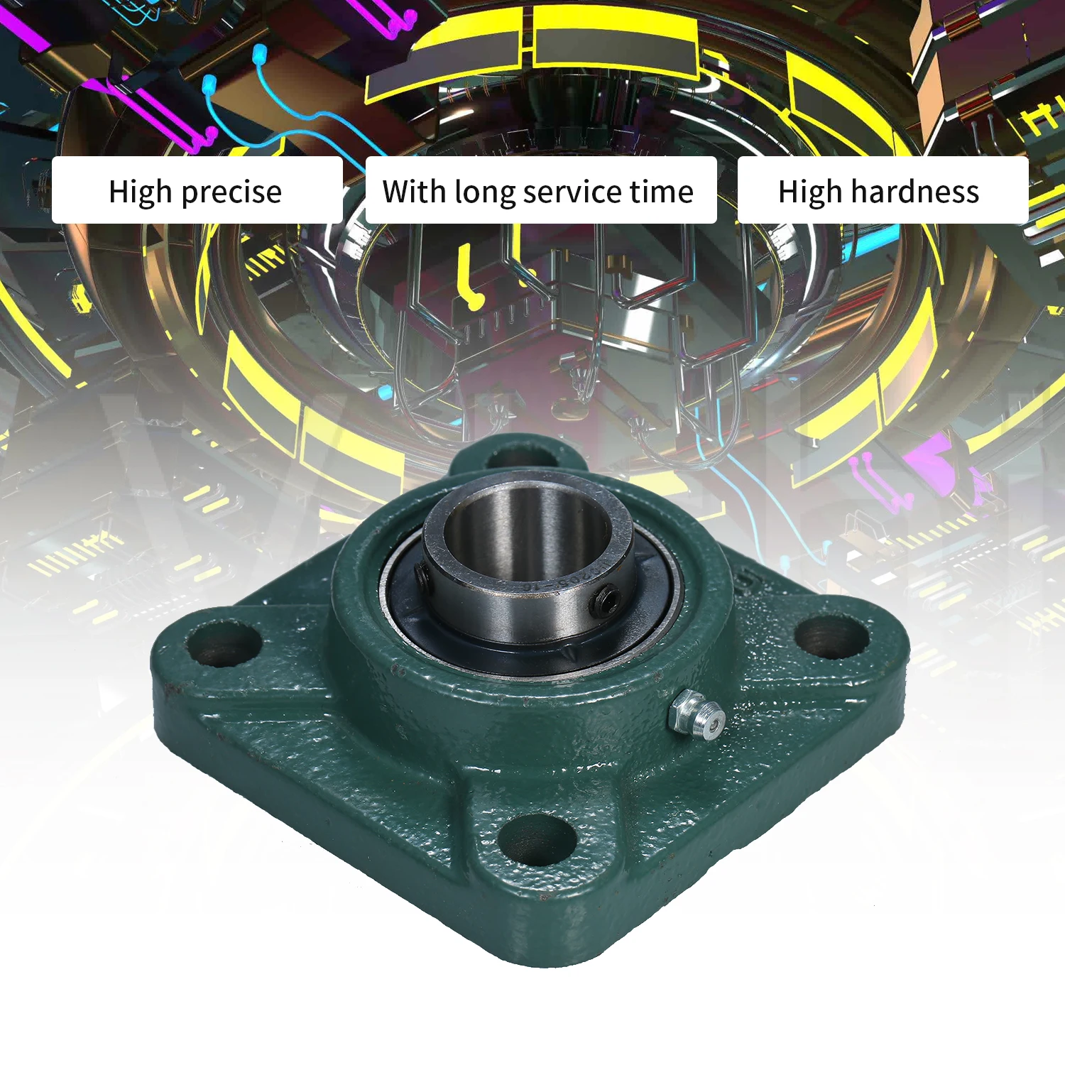 1 дюйм 4 болта опорный блок Квадратный фланец подшипник из стали и
