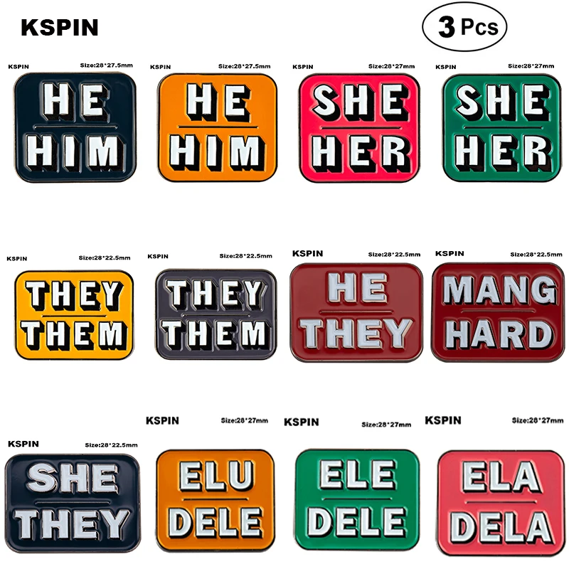 Они их она ее он его Броши лацкан значок брошь Значки|Броши| |