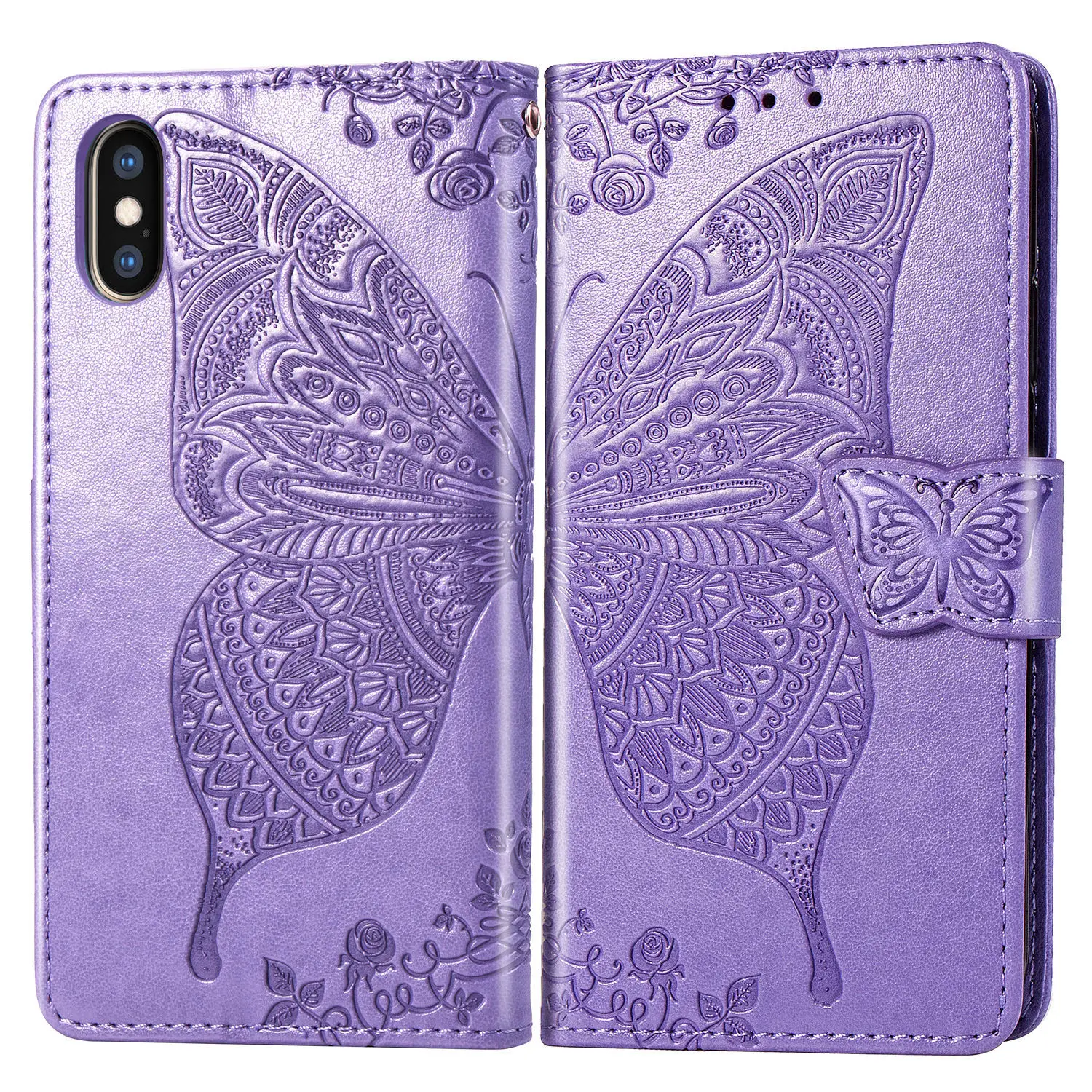

3D Butterfly Flip Phone Case For Vivo X27 V15 S1 Pro Y3 Y17 Y15 Y7S IQOO NEO U3 Y19 Y5S Case Leather Silicone Stand Cover Capa